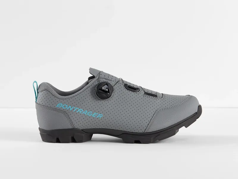 Bontrager Evoke Mountain Bike Shoes Quicksilver/Miami Green