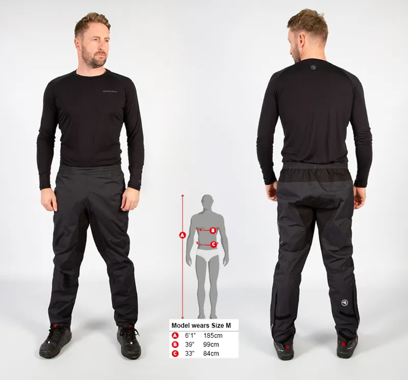 Endura Hummvee Waterproof Trousers In Black-1