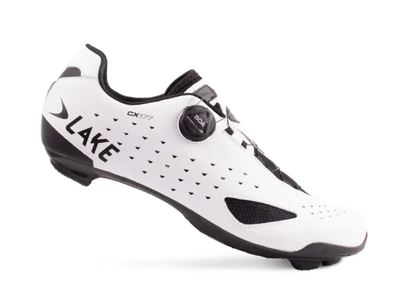 Lake CX177 BOA Road Shoes in White-1