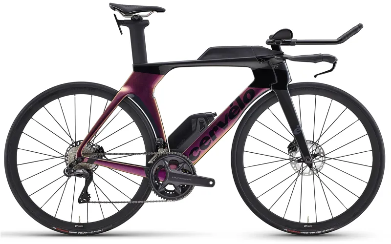 Cervelo P5 Ultegra Di2 2022 Carbon Triathlon Bike Purple Sunset