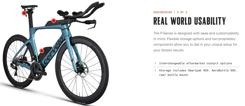 Cervelo P Series Ultegra Di2 2022 Time Trial Bike Purple Sunset-7