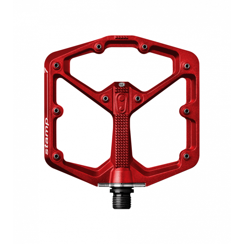 Crankbrothers Stamp 7 Flat Pedals Red-1