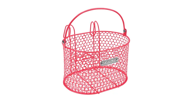 Electra Honeycomb Small Hook-Mounted Handlebar Basket Neon Pink