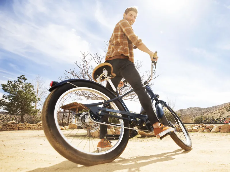 Electra Navigator Go 26 wheel Electric Bike Matte Nautilus Blue-10