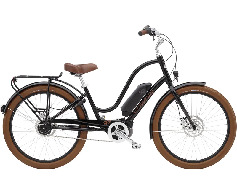 Electra Townie Go 5i Step-Thru 26 Wheel Electric Bike Ebony-1