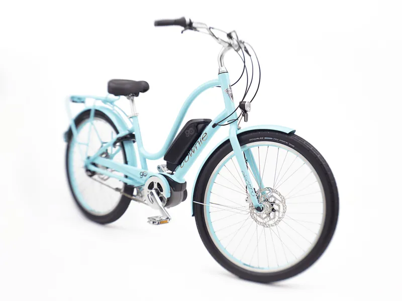 Electra Townie Go 5i Step Thru 26 Wheel Electric Bike Glacier Blu