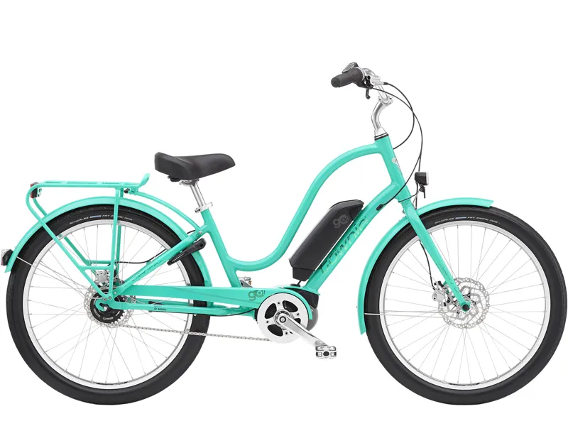 Electra Townie Go 5i Step Thru 26 Wheel Electric Bike Jade