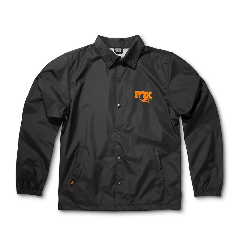 Fox Windbreaker Jacket Black/Orange