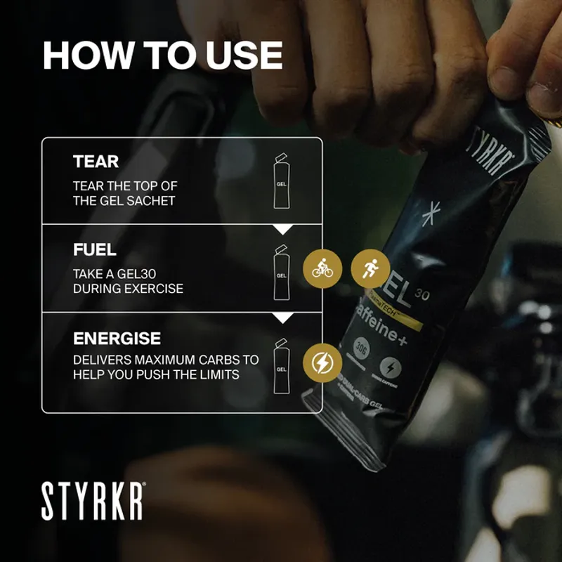 STYRKR - GEL 30 Caffeine+ 30g-3