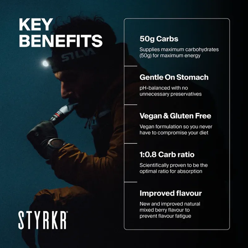 STYRKR - GEL50 Mixed Berry Dual-Carb Energy Gel-1