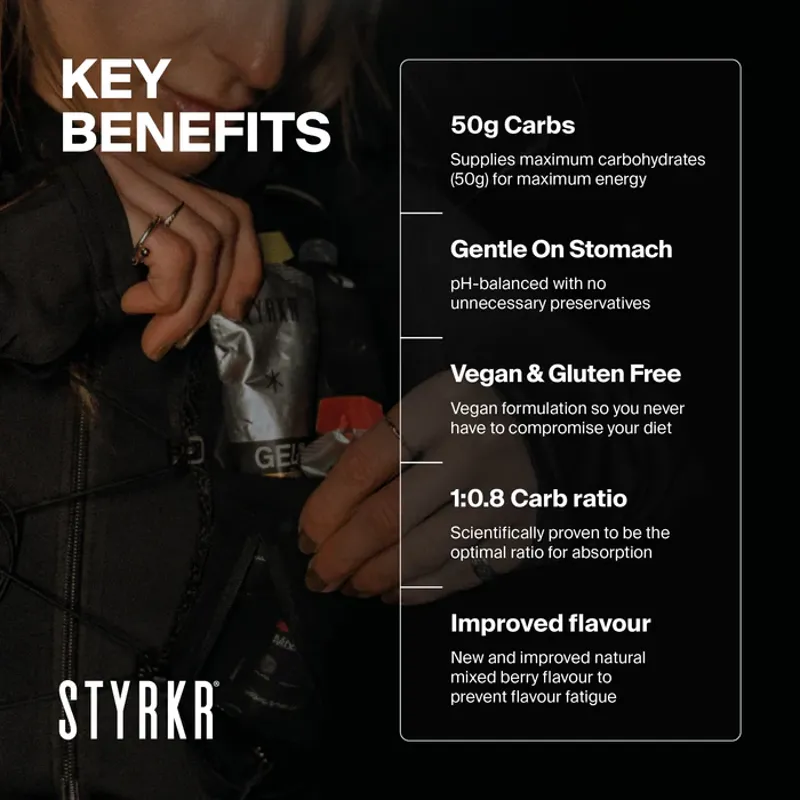STYRKR - GEL50 Citrus Fruits Dual-Carb Energy Gel-1