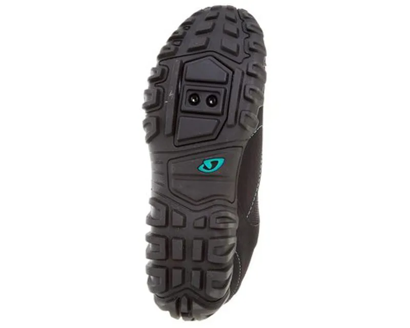  Giro Petra Womens Cycling Shoe EU37 Black/Dynasty Green-1