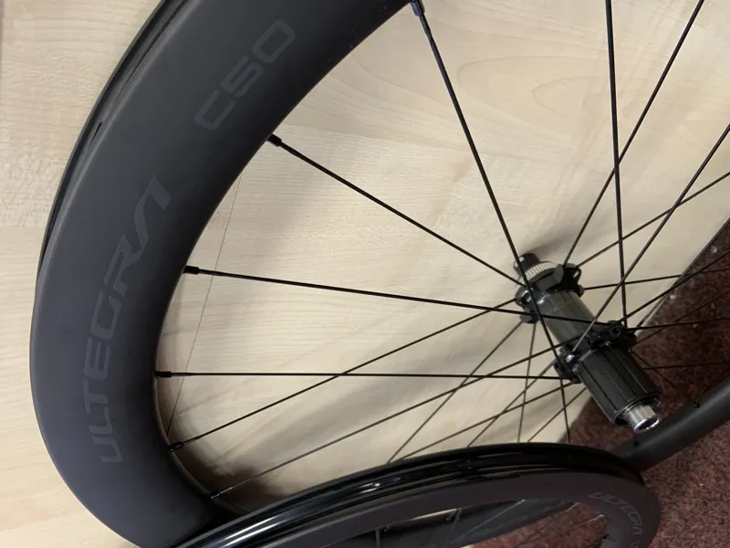 Shimano Ultegra R8170 C50 Clincher Disc 12mm Carbon Wheelset-1