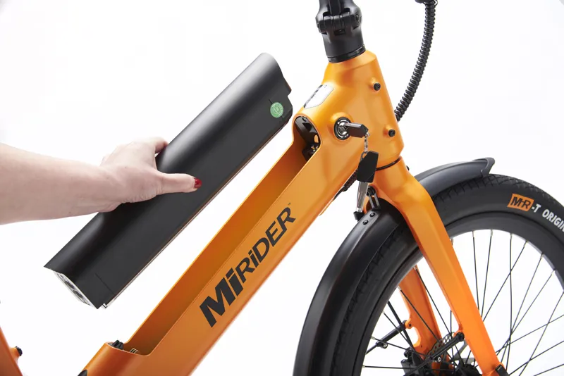 MiRider 24 Compact Step-Through eBike Ember Orange-13