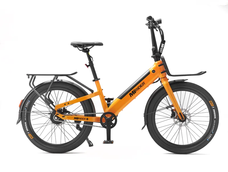 MiRider 24 Compact Step-Through eBike Ember Orange-1