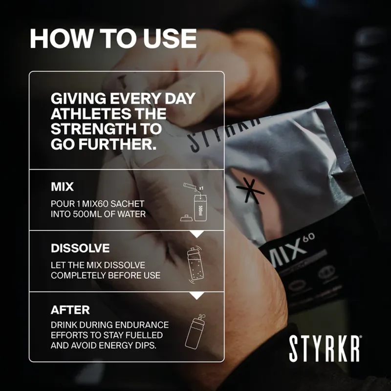 STYRKR - MIX60 Dual-Carb Energy Drink Mix 60g-3