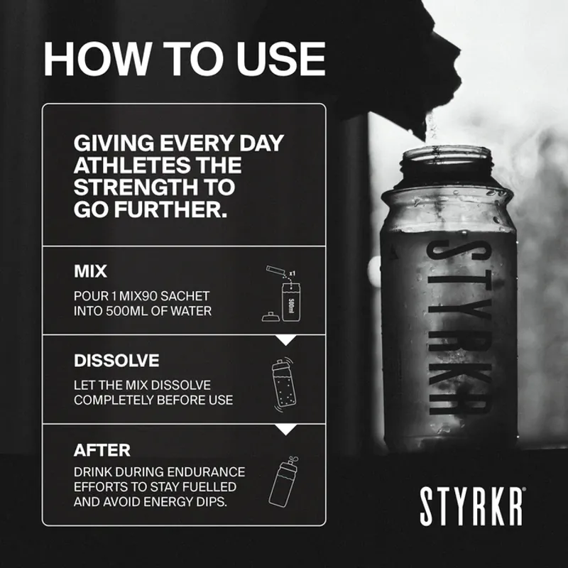 STYRKR - MIX90 Dual-Carb Energy Drink Mix 90g-3