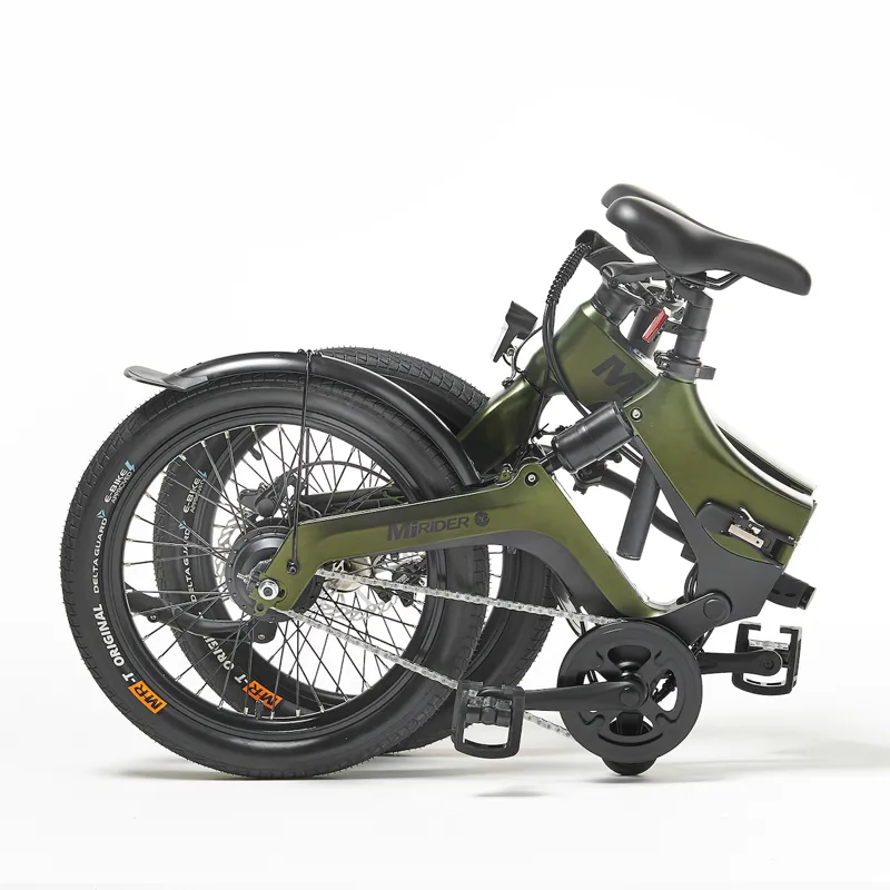 MiRiDER 20 Compact Folding eBike Aurora Green-1
