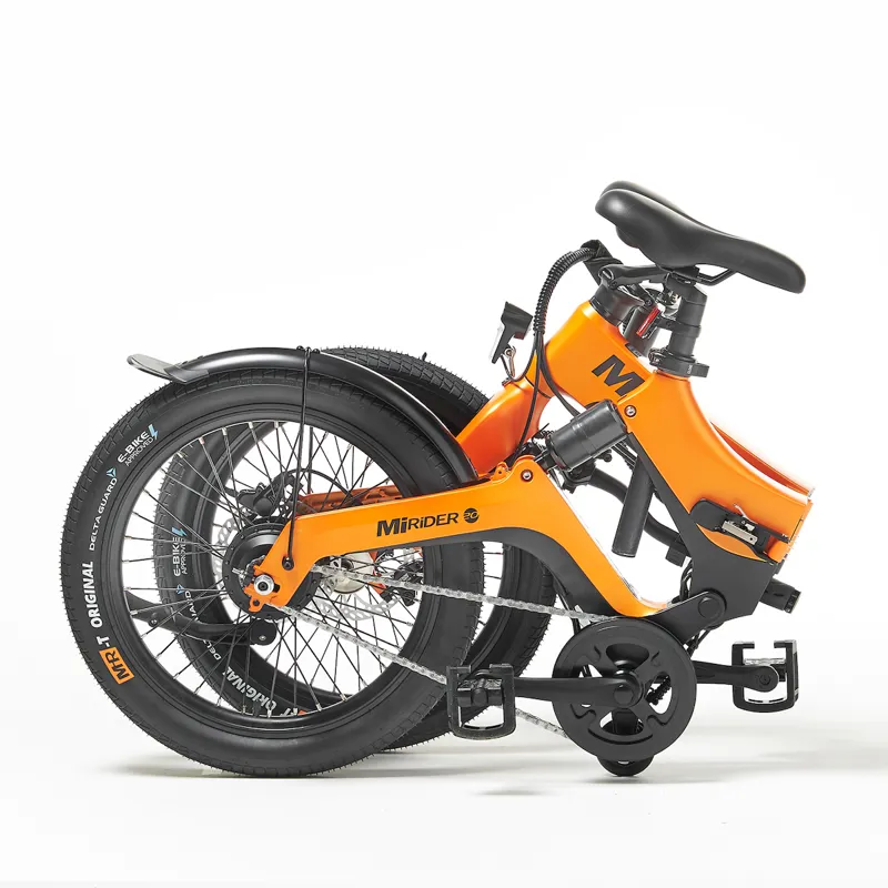 MiRiDER 20 Compact Folding eBike Ember Orange-1