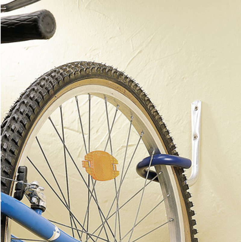 Mottez Storage Wall Hook Silver 1 bike-1