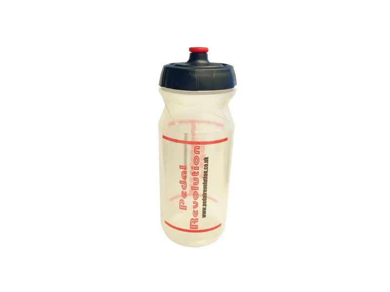 Pedal Revolution Shark 650ml Water Bottle - Transparent