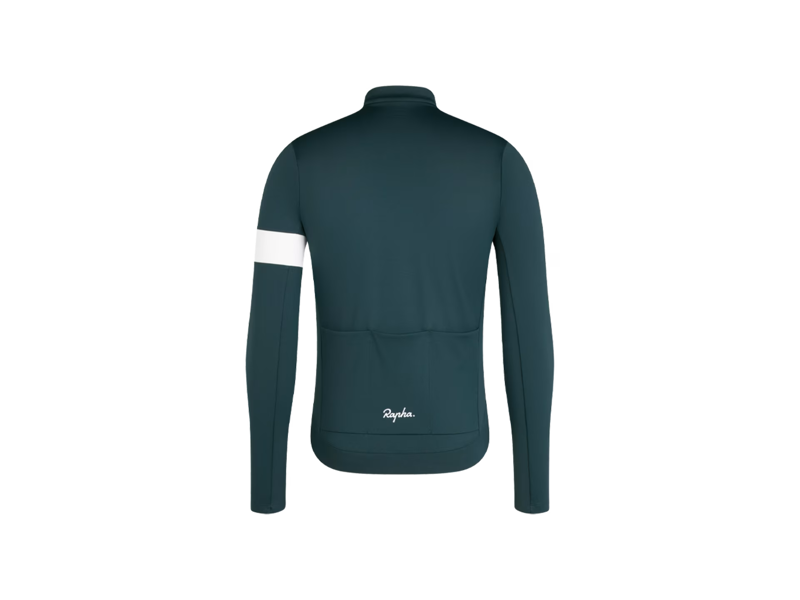 Rapha Core Thermal Long-Sleeve Jersey Green-1