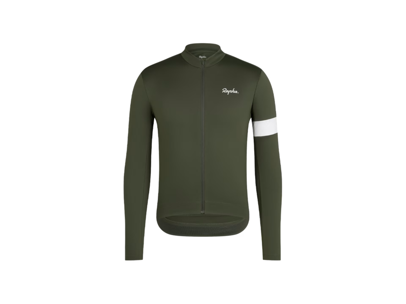 Rapha Core Thermal Long-Sleeve Jersey Dark Green