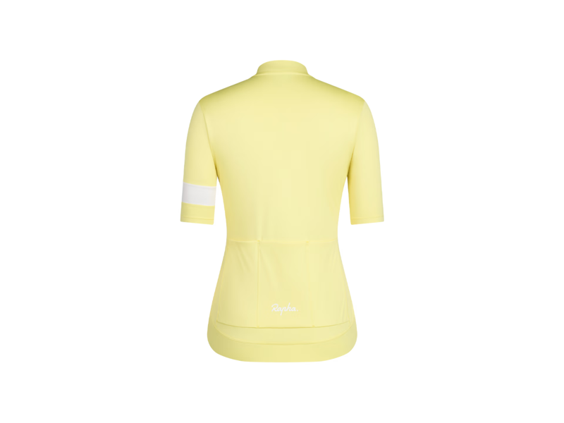 Rapha Core Cycling Jersey Women's Citron-1