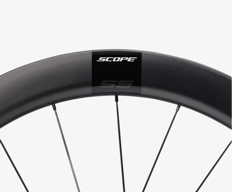 Scope S5 Disc Carbon Road Wheelset Black 55mm disc brake-3