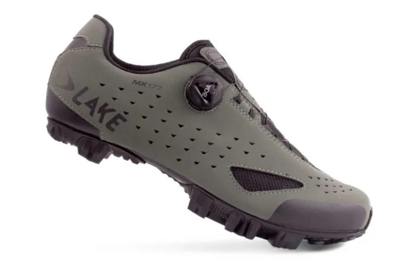Lake MX177 BOA MTB Shoes in Beetle Green-2