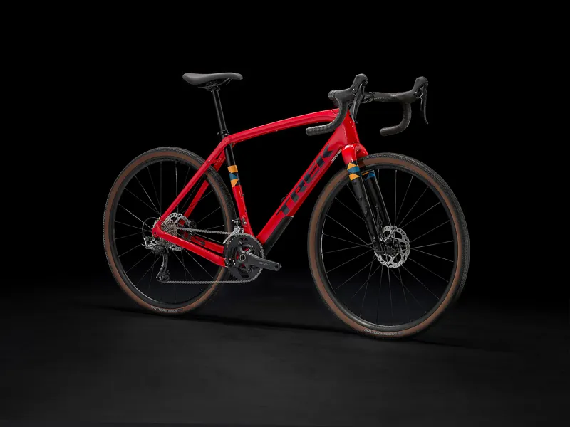 Trek Checkpoint SL 5 Gravel Bike in Radioactive Red/Nautical Navy-10