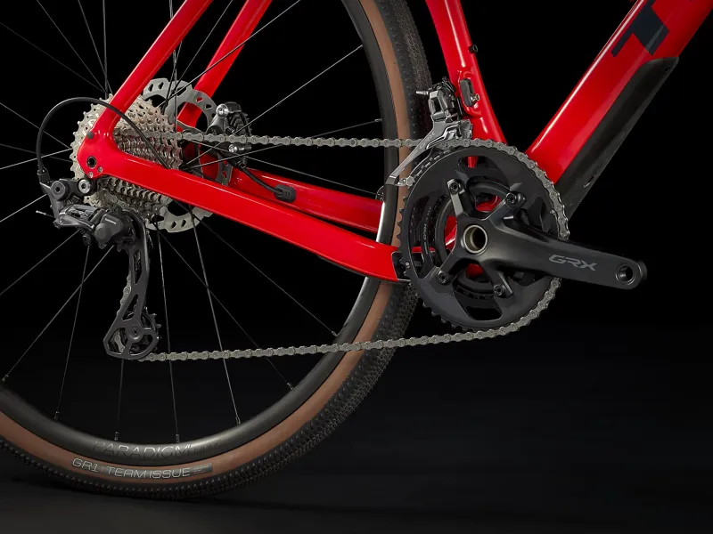 Trek Checkpoint SL 5 Gravel Bike in Radioactive Red/Nautical Navy-4