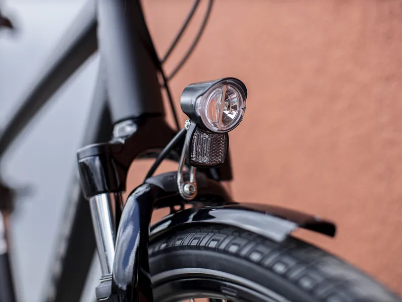 Trek District 1 Equipped Hybrid Electric Bike in Black-6