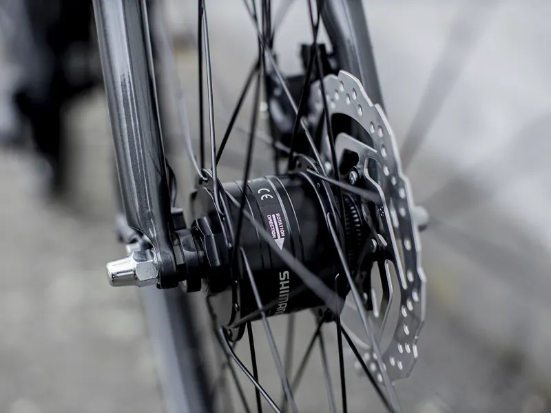 Trek District 4 Equipped Stagger Hybrid Bike in Grey-3