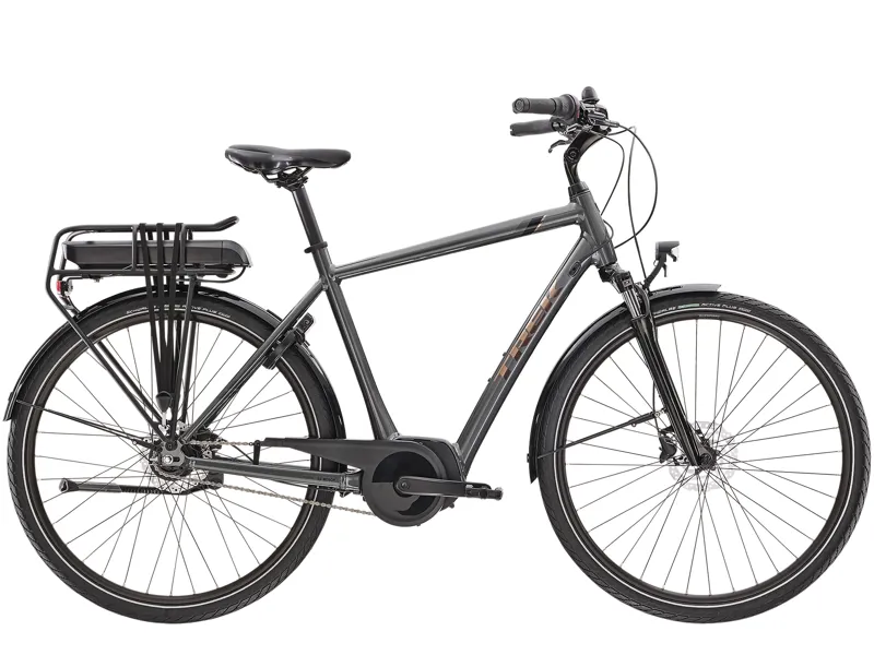 Trek District+ 1 500WH 2022 Electric Hybrid Bike Lithium Grey