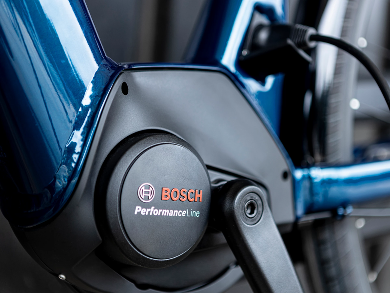 Trek District+ 8 2022 Electric Hybrid Bike Mulsanne Blue-10