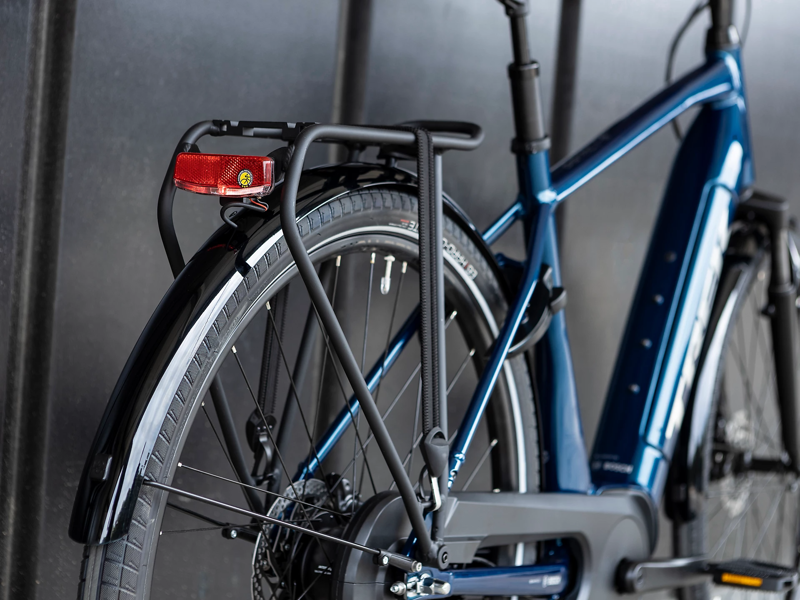 Trek District+ 8 2022 Electric Hybrid Bike Mulsanne Blue-5