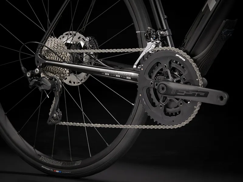 Trek Domane + ALR 2022 Electric Road Bike Voodoo Trek Black -8