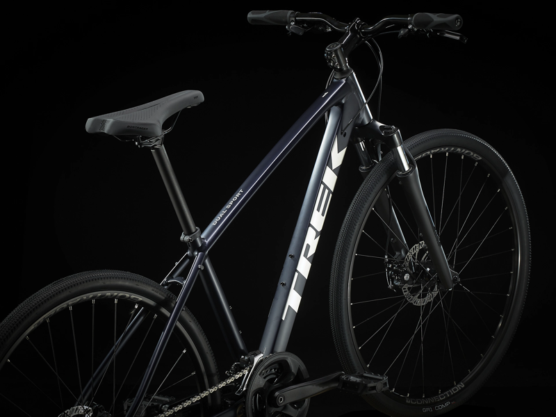 Trek Dual Sport 1 2022 Hybrid Bike Satin Deep Dark Blue-9