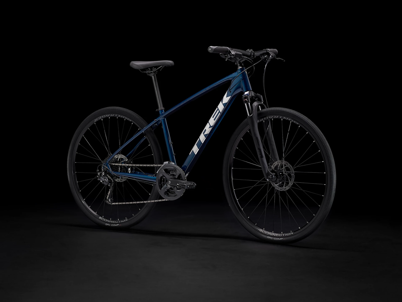 Trek Dual Sport 2 2022 Hybrid Bike Mulsanne Blue-1