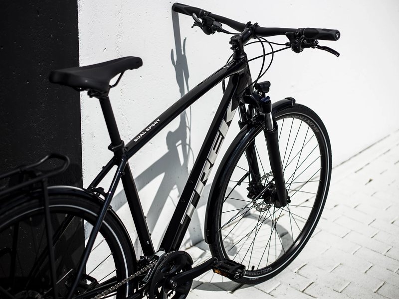 Trek Dual Sport 2 Equipped 2022 Hybrid Bike Trek Black-11