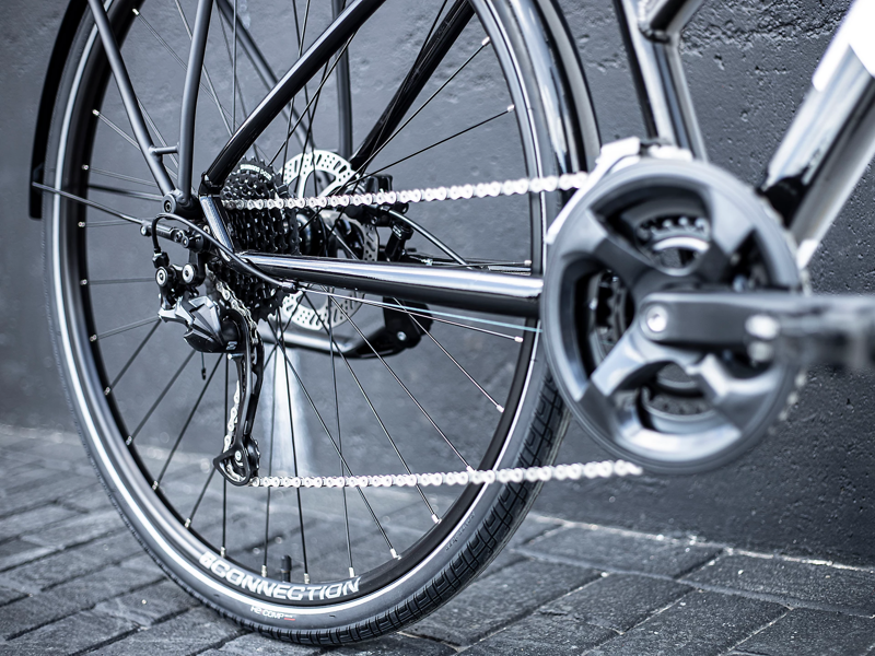 Trek Dual Sport 2 Equipped Stagger 2022 Hybrid Bike Trek Black-8