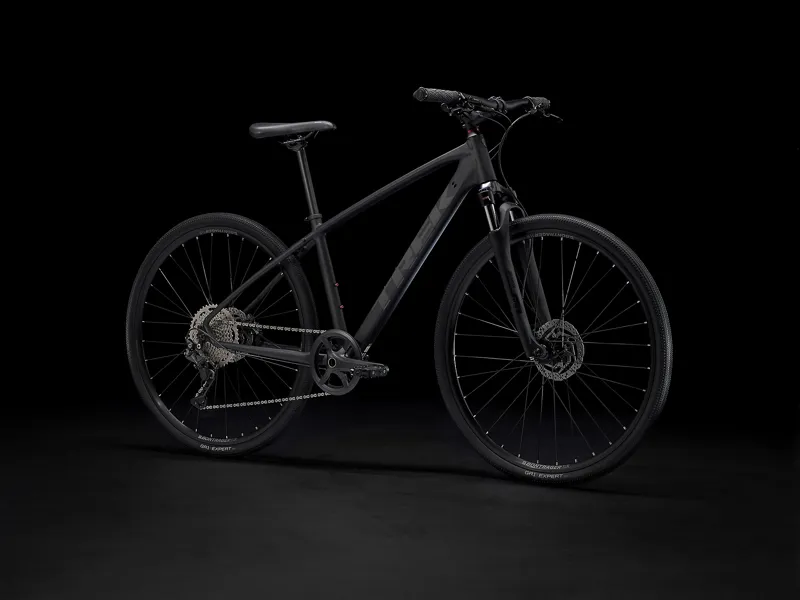 Trek Dual Sport 3 2022 Hybrid Bike Matte Trek Black-1
