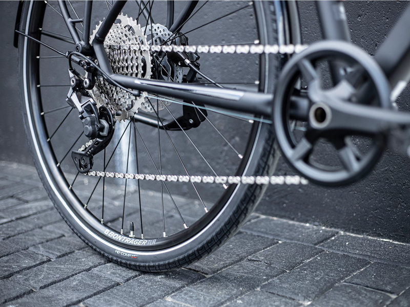 Trek Dual Sport 3 Equipped 2022 Hybrid Bike Matte Trek Black-8