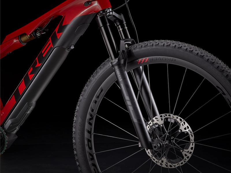 Trek E-Caliber 9.9 XX1 AXS 2022 EU Carbon Electric Mountain Bike Gloss Radioactive Red/Matte Black-1