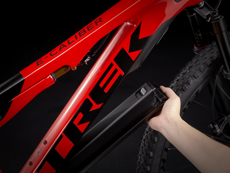 Trek E-Caliber 9.9 XX1 AXS 2022 EU Carbon Electric Mountain Bike Gloss Radioactive Red/Matte Black-8