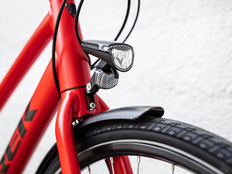 Trek FX 2 Disc Equipped Stagger 2022 Hybrid Bike Satin Viper Red-4