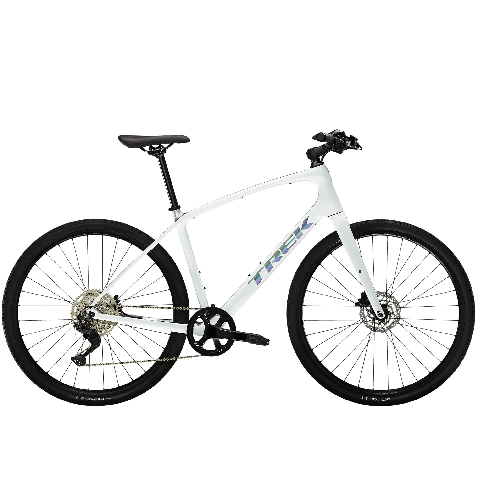 Trek FX Sport 4 Carbon Hybrid Fitness Bike White