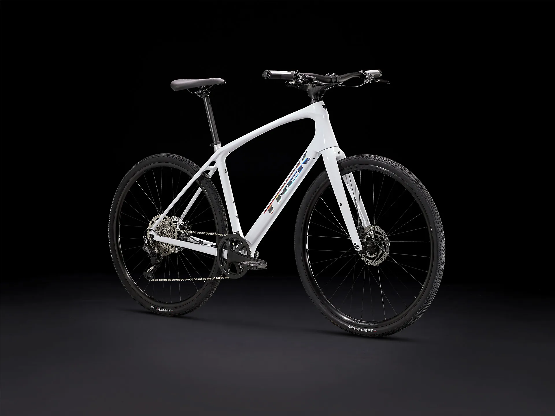 White trek bike top
