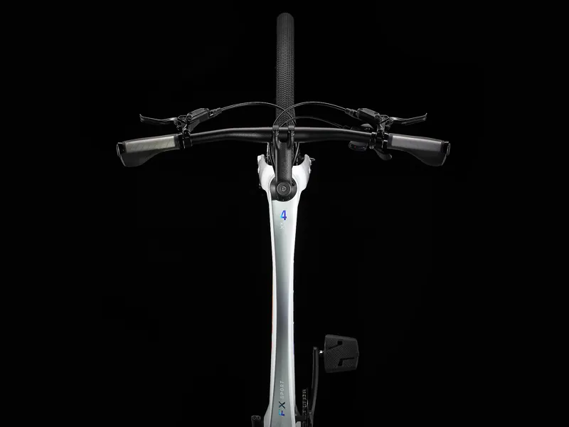 Trek FX Sport 4 Carbon Hybrid Fitness Bike White-9